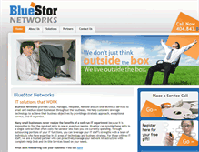 Tablet Screenshot of bluestor.com